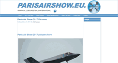 Desktop Screenshot of parisairshow.eu