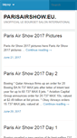 Mobile Screenshot of parisairshow.eu