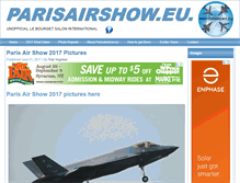 Tablet Screenshot of parisairshow.eu